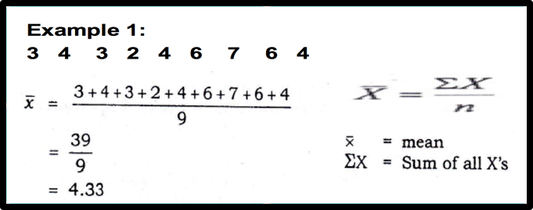 arithmetic mean symbol