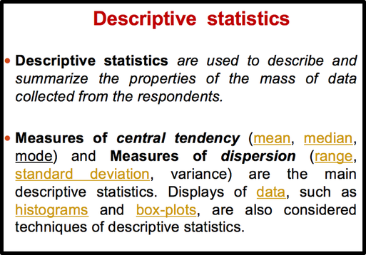 basic statistics